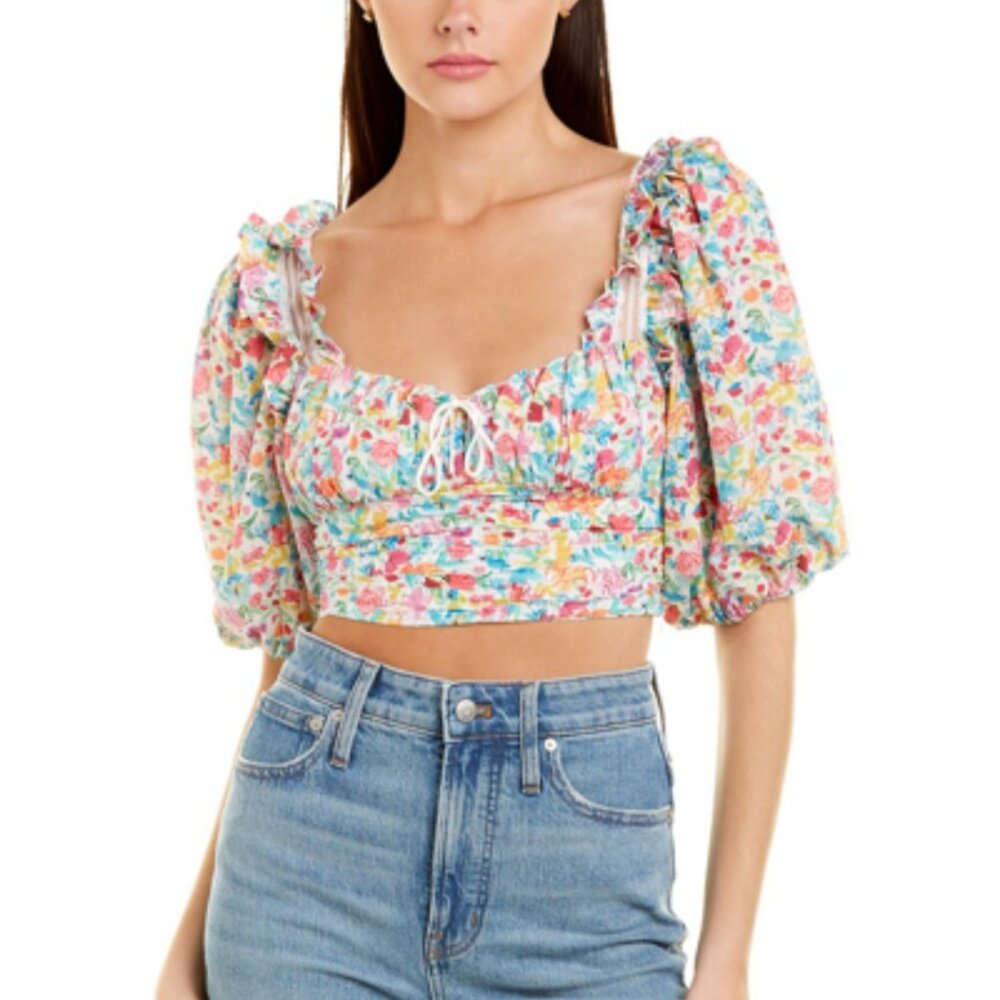 For Love And Lemons | Claude Crop Top